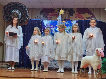 Рождественский концерт в войсковой части!